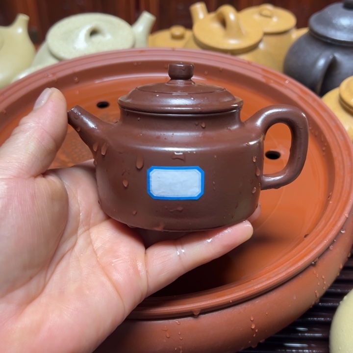 √***4茶壶紫砂宜兴原矿紫朱泥
