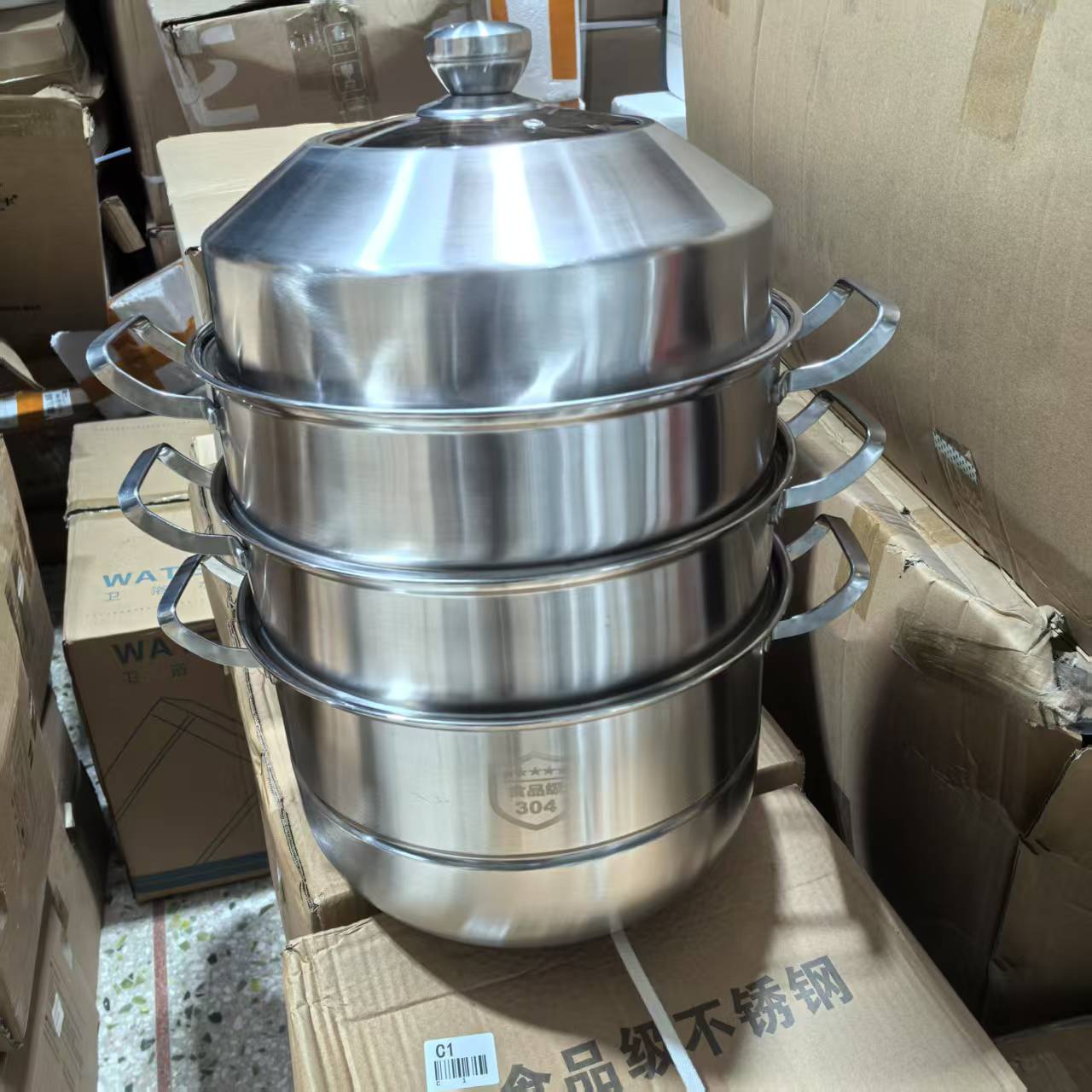 C1-32cm不锈四层蒸锅 