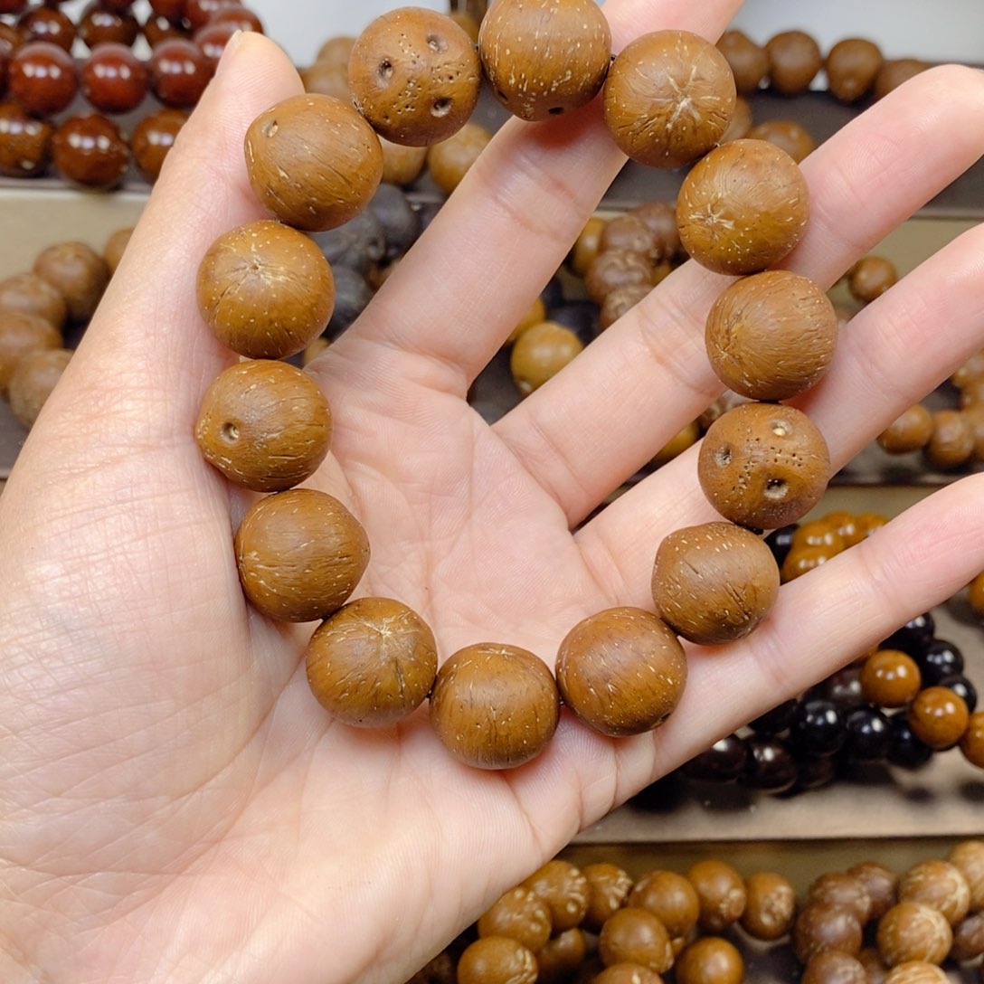 紫金鼠手串卡*17原皮纯圆