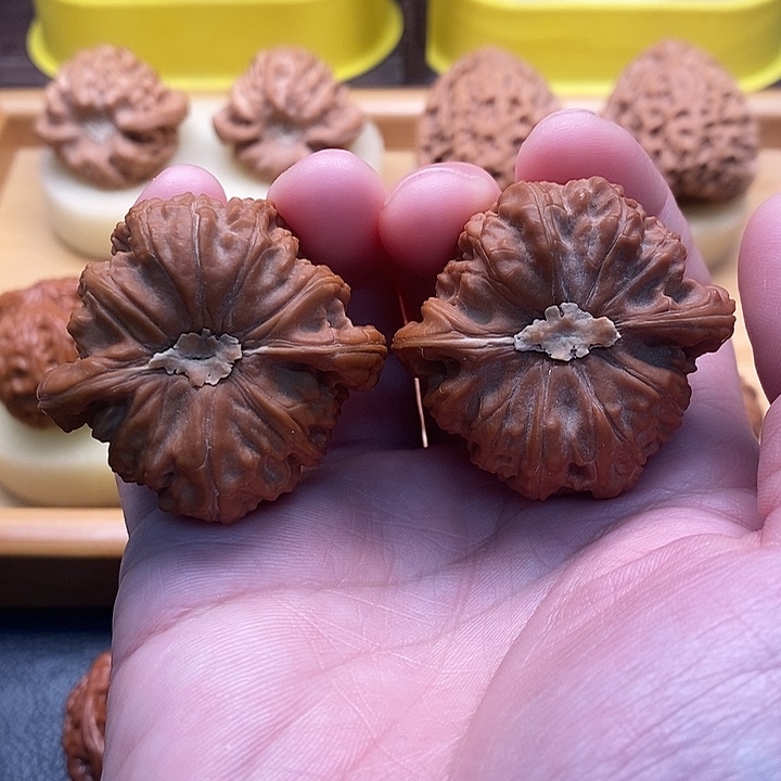 吊坠文玩核桃白狮子