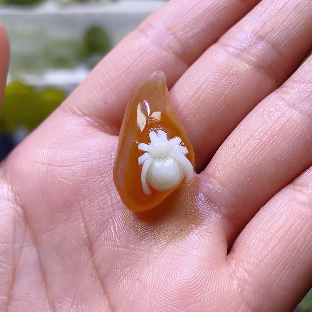 蛇纹石玉颈饰未镶嵌^****^