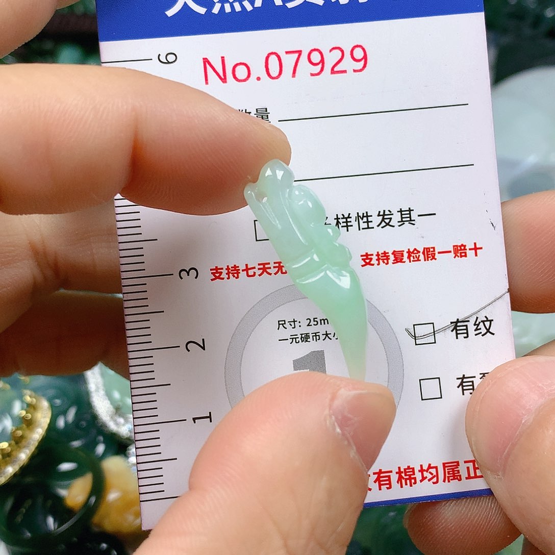 翡翠颈饰未镶嵌天然翡翠