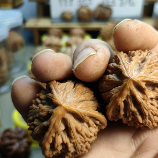 X***.大叶紫檀（黑酸枝木类）玉龙粗筋三棱核桃