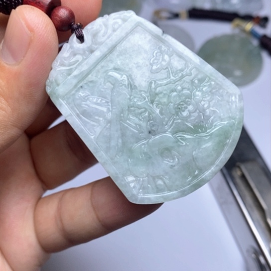 颈饰未镶嵌翡翠翡翠