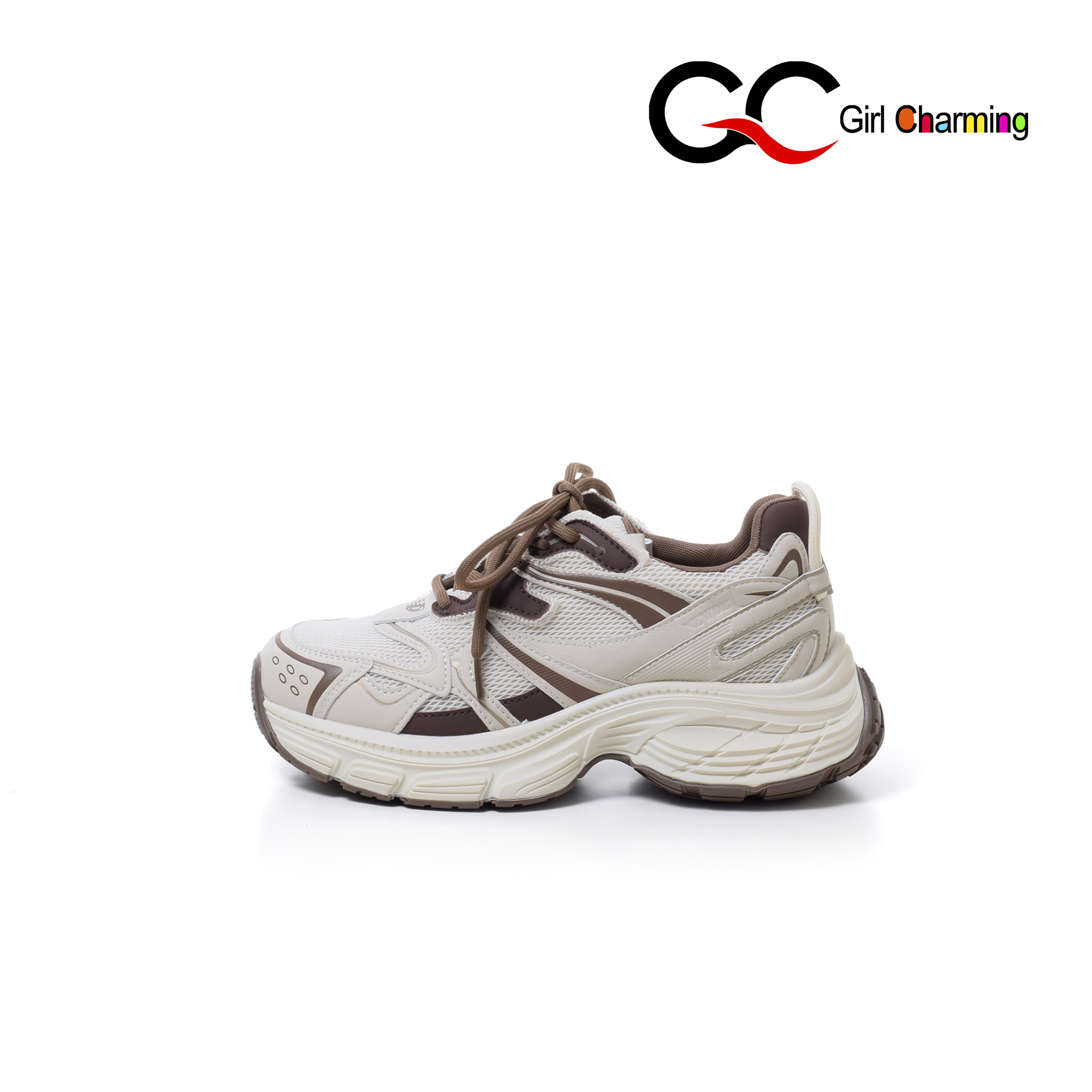 GC时尚百搭厚底增高老爹鞋7020潮流透气舒适低帮女鞋24CA7020C