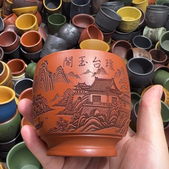 茶杯紫砂全手工紫砂