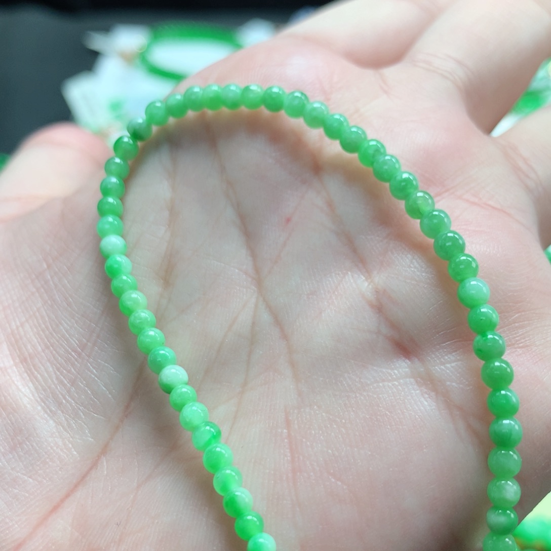 翡翠未镶嵌手链翡翠