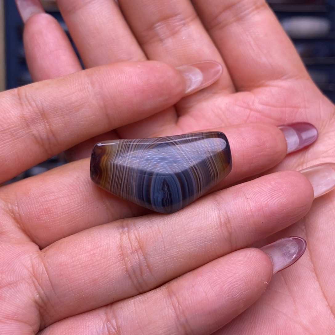 心***渡玛瑙/玉髓未镶嵌珠宝半成品