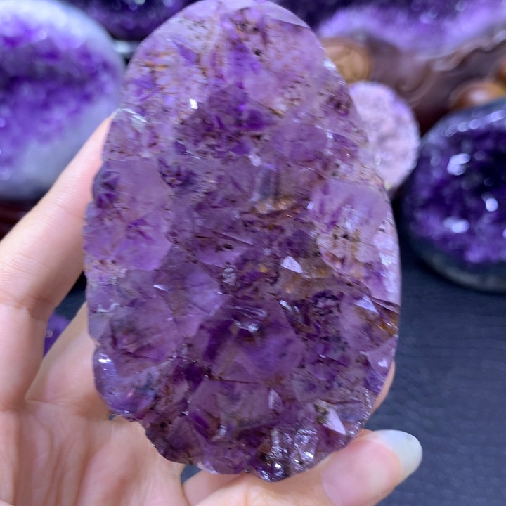 紫晶珠宝半成品未镶嵌一**爱
