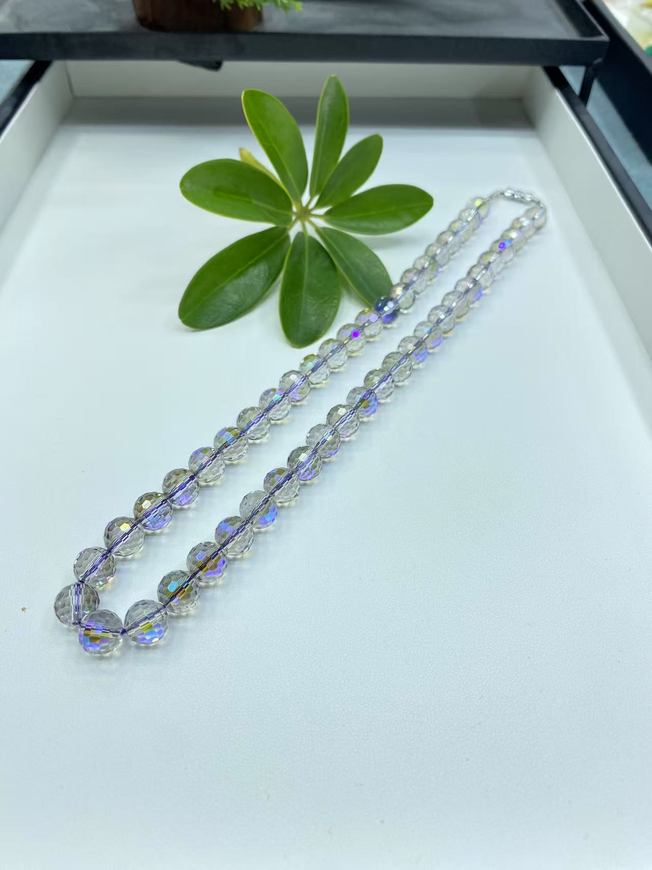  A053 炫光流年10MM切面项链