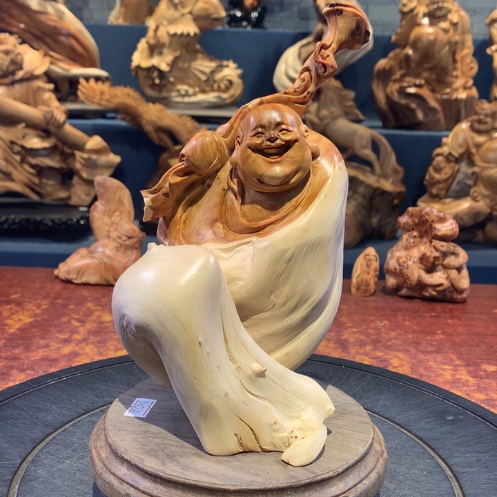 柏木（崖柏）根雕摆件