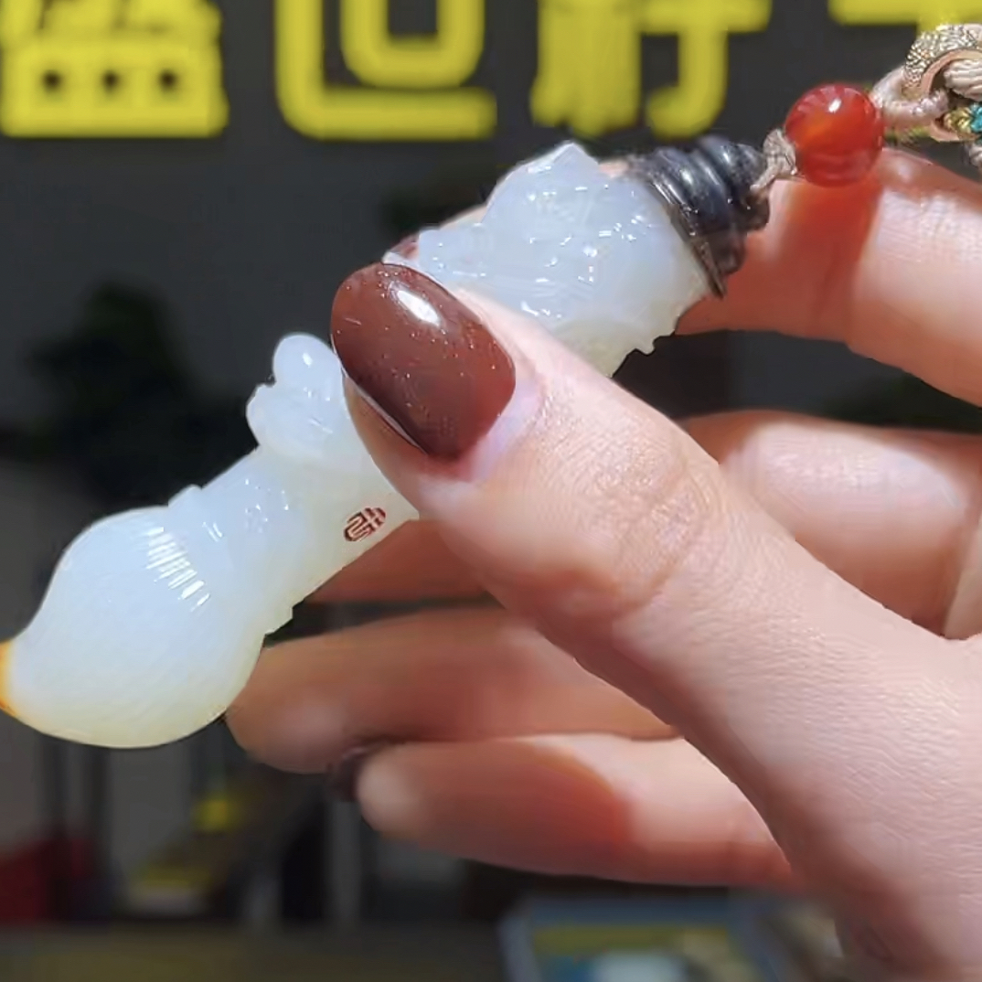 手把件货玉石把玩件文玩摆件A1