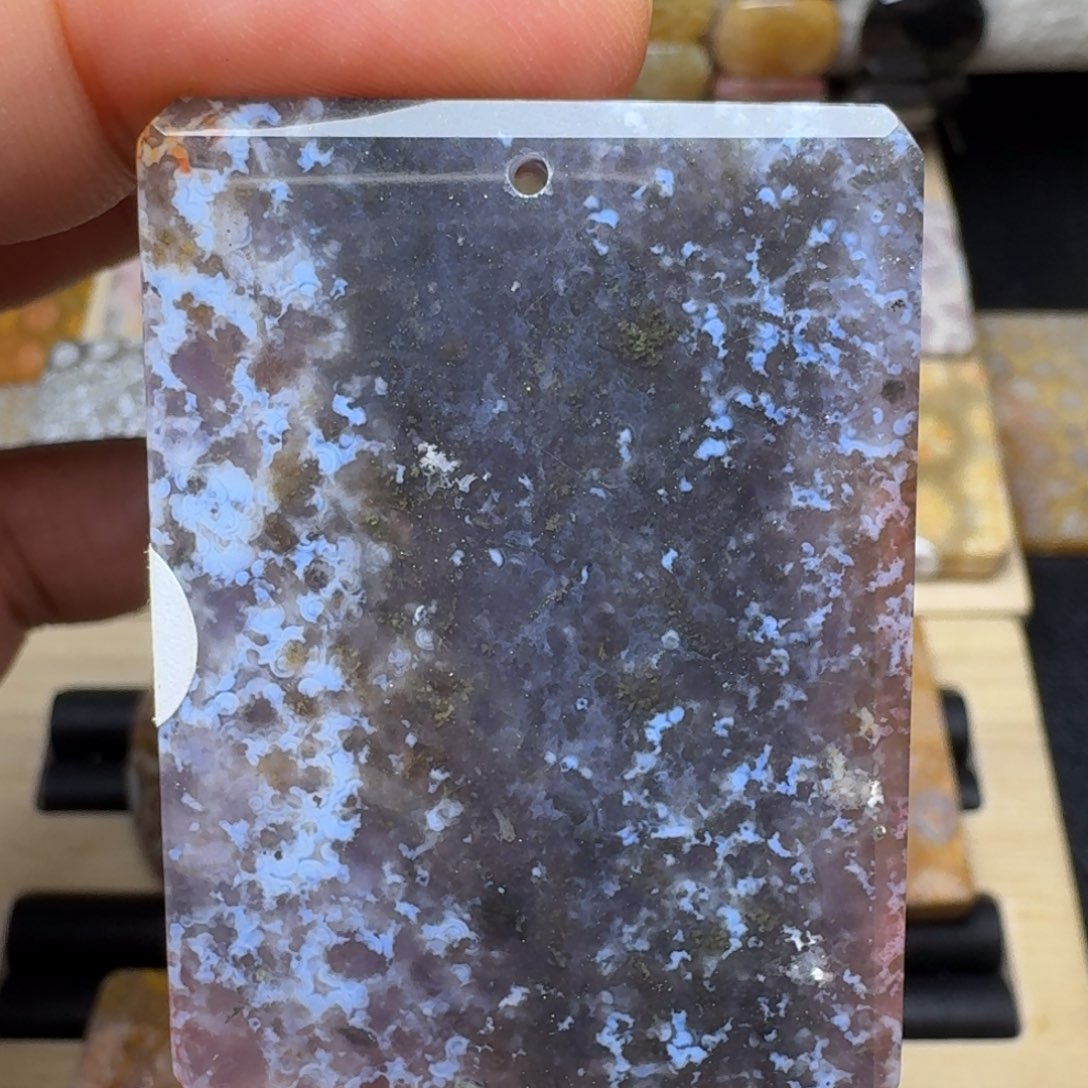 石英质玉未镶嵌纯天然色有机玉石保真色梦幻星空系列
