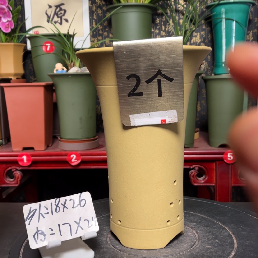 紫砂花盆紫砂花盆