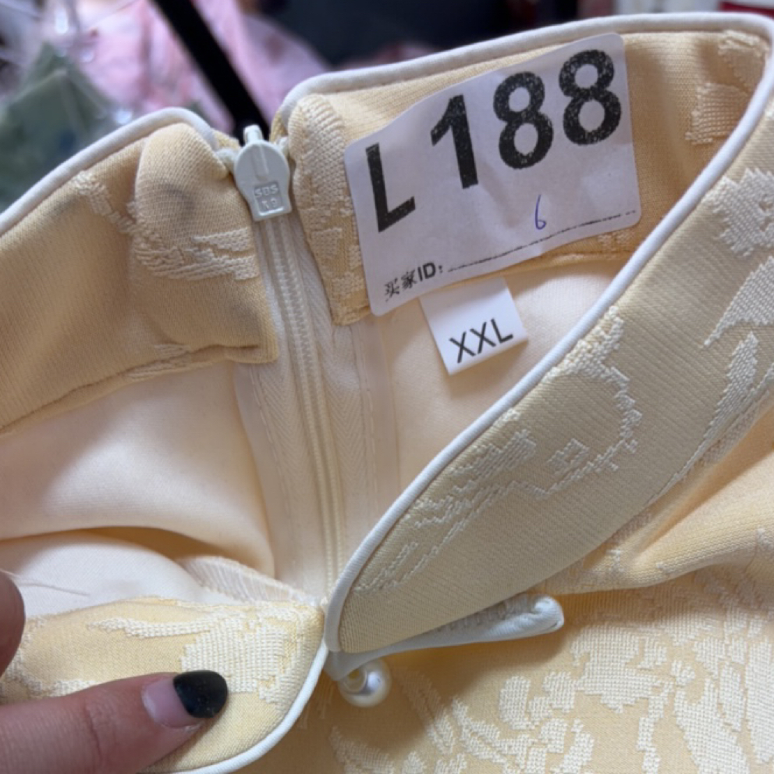 -l188-瑕------改良款旗袍百搭