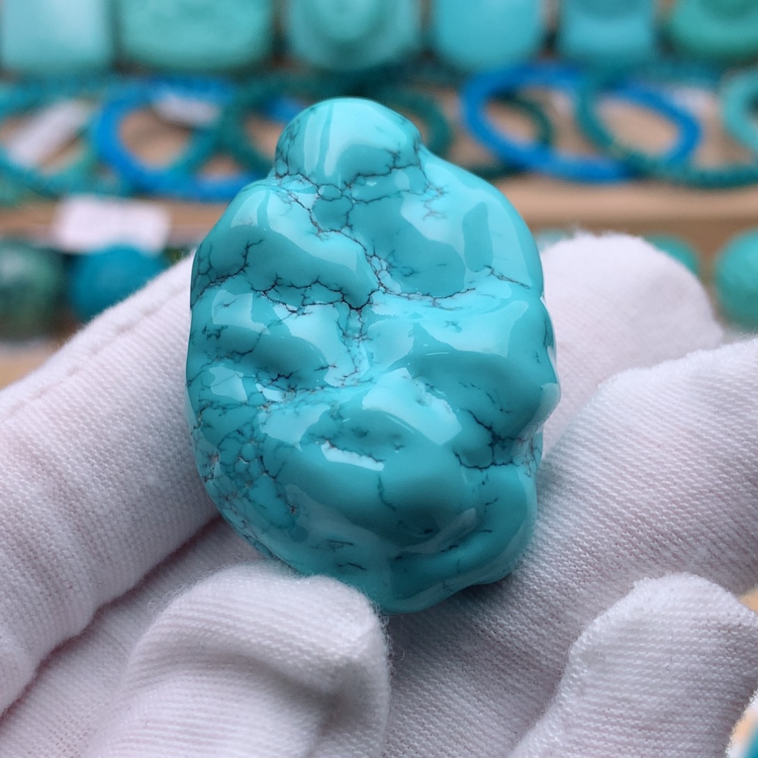 未镶嵌绿松石珠宝奇石