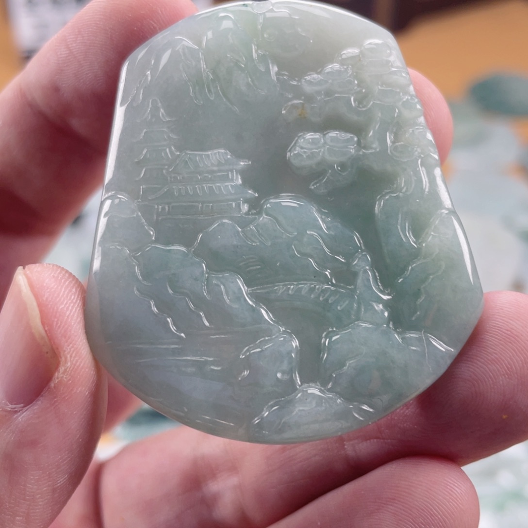 颈饰未镶嵌翡翠翡翠