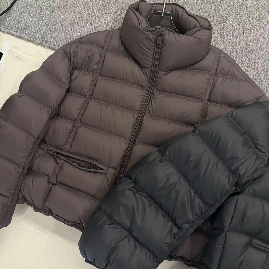 冬季韩版排骨立领时尚简约百搭显瘦短款女