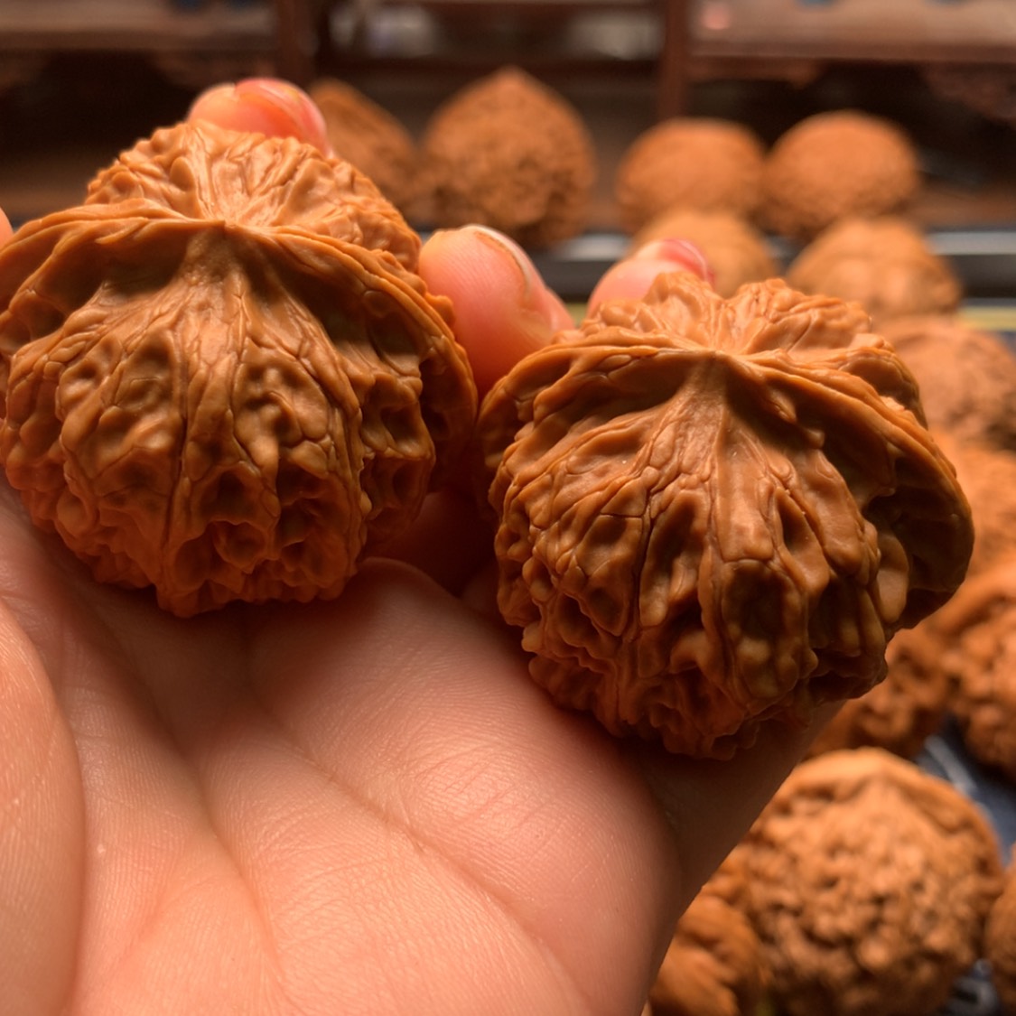 【闪购商品】把件文玩核桃吴*玲平果43