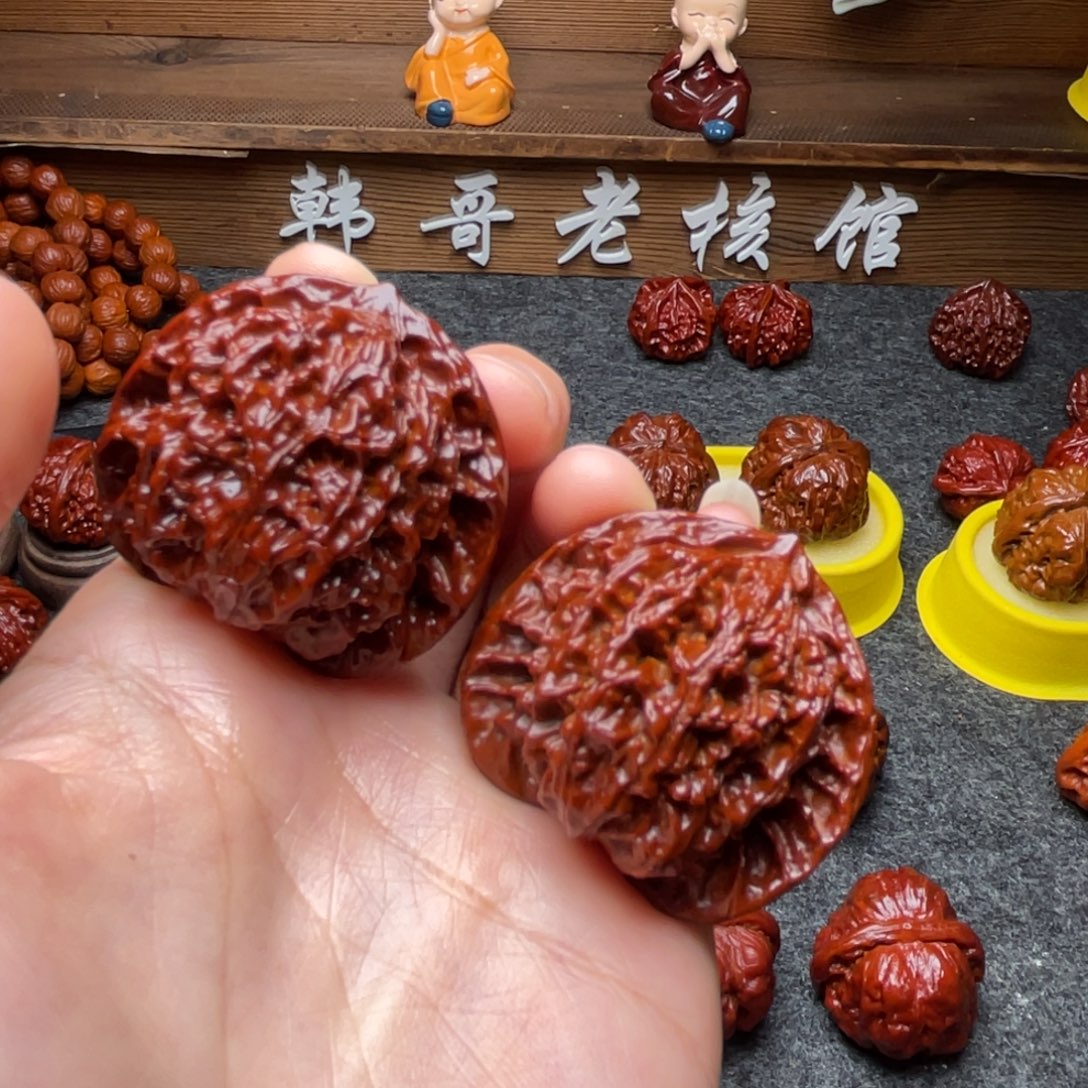 吊坠文玩核桃文玩核桃 手把件 满天星 41