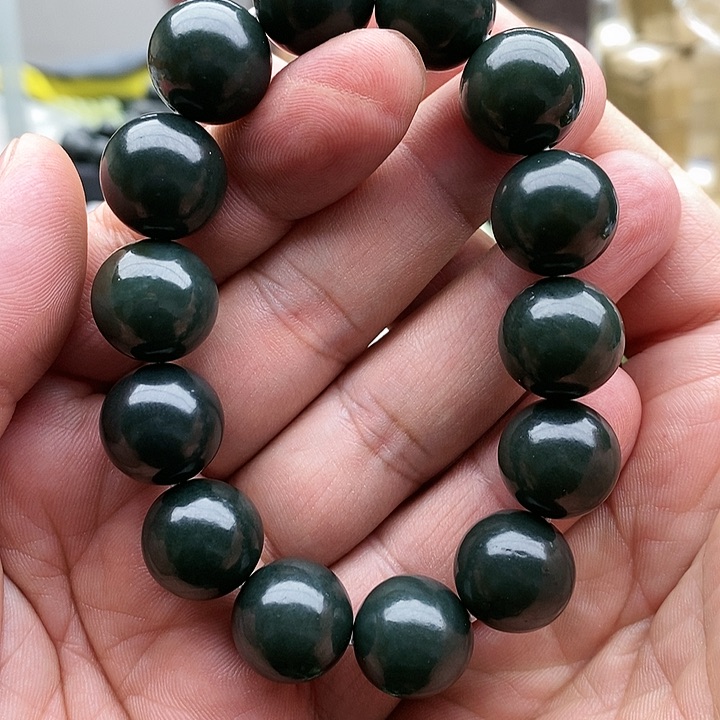 【闪购商品】未镶嵌手链和田玉16蓝青