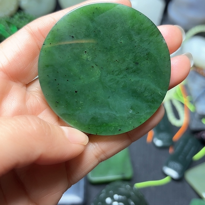 和田玉珠宝半成品未镶嵌