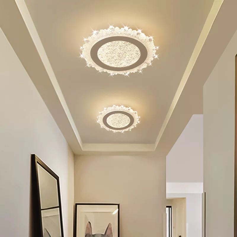 尚仕华新款冰晶荷叶边走廊过道吸顶灯