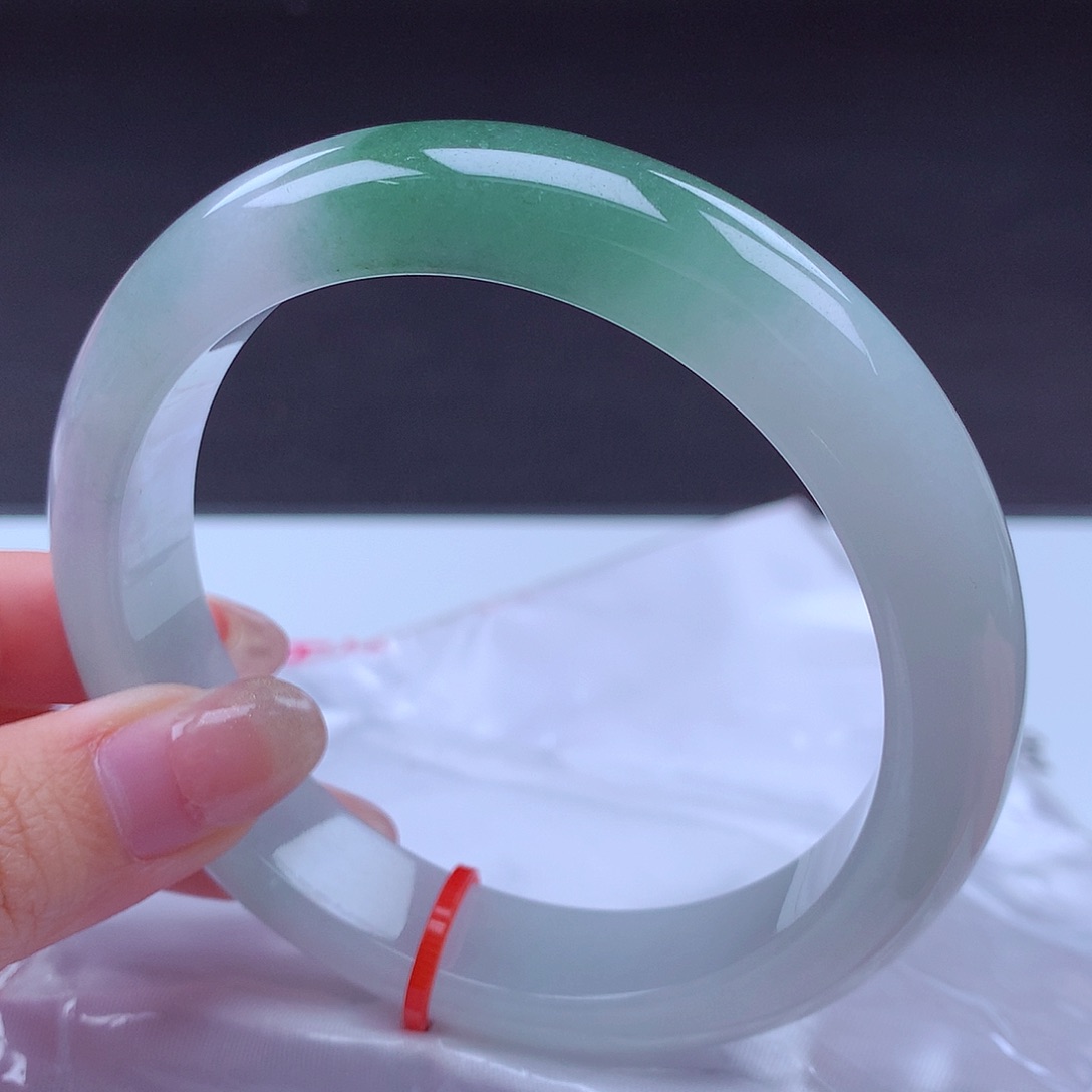 翡翠未镶嵌手镯100447 手镯62