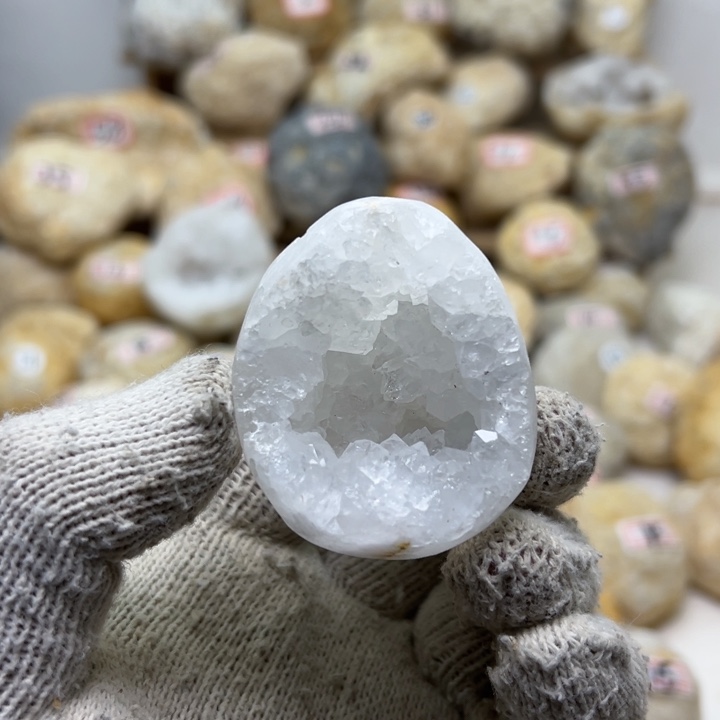 石材天然白水晶家居饰品