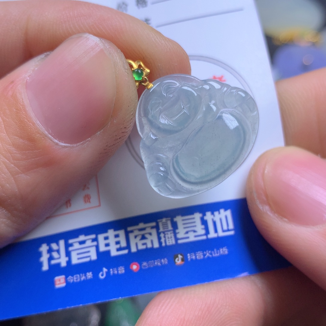 【闪购商品】翡翠颈饰18K金镶嵌翡翠