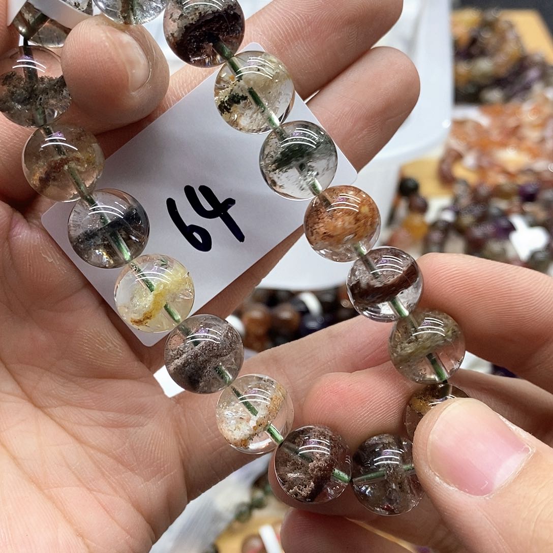 水晶手串未镶嵌天然