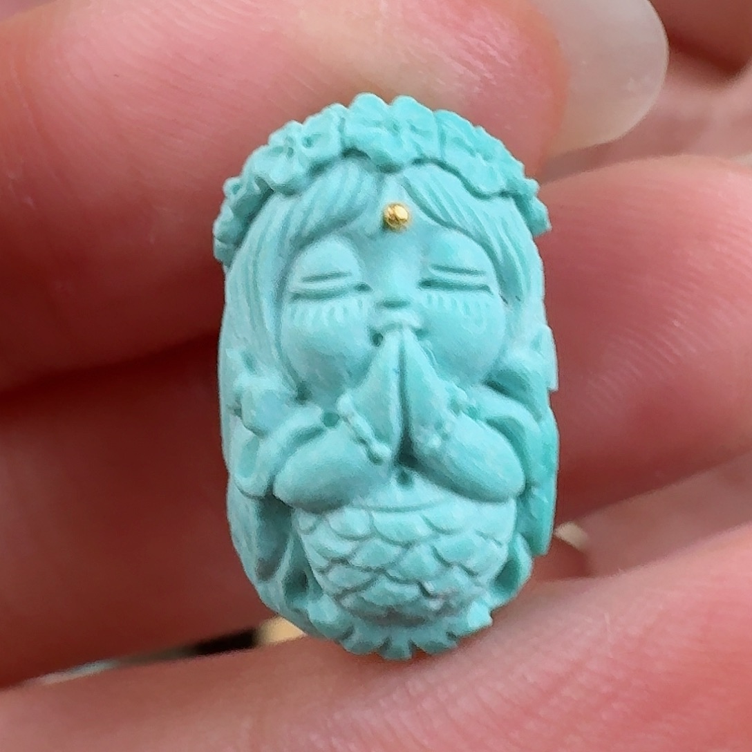 绿松石珠宝奇石未镶嵌