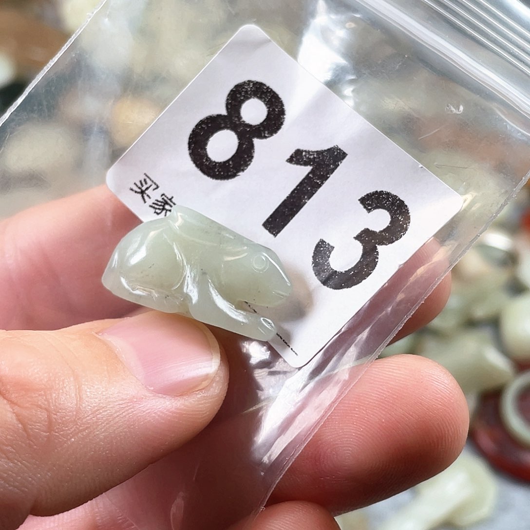 和田玉（糖玉）颈饰未镶嵌