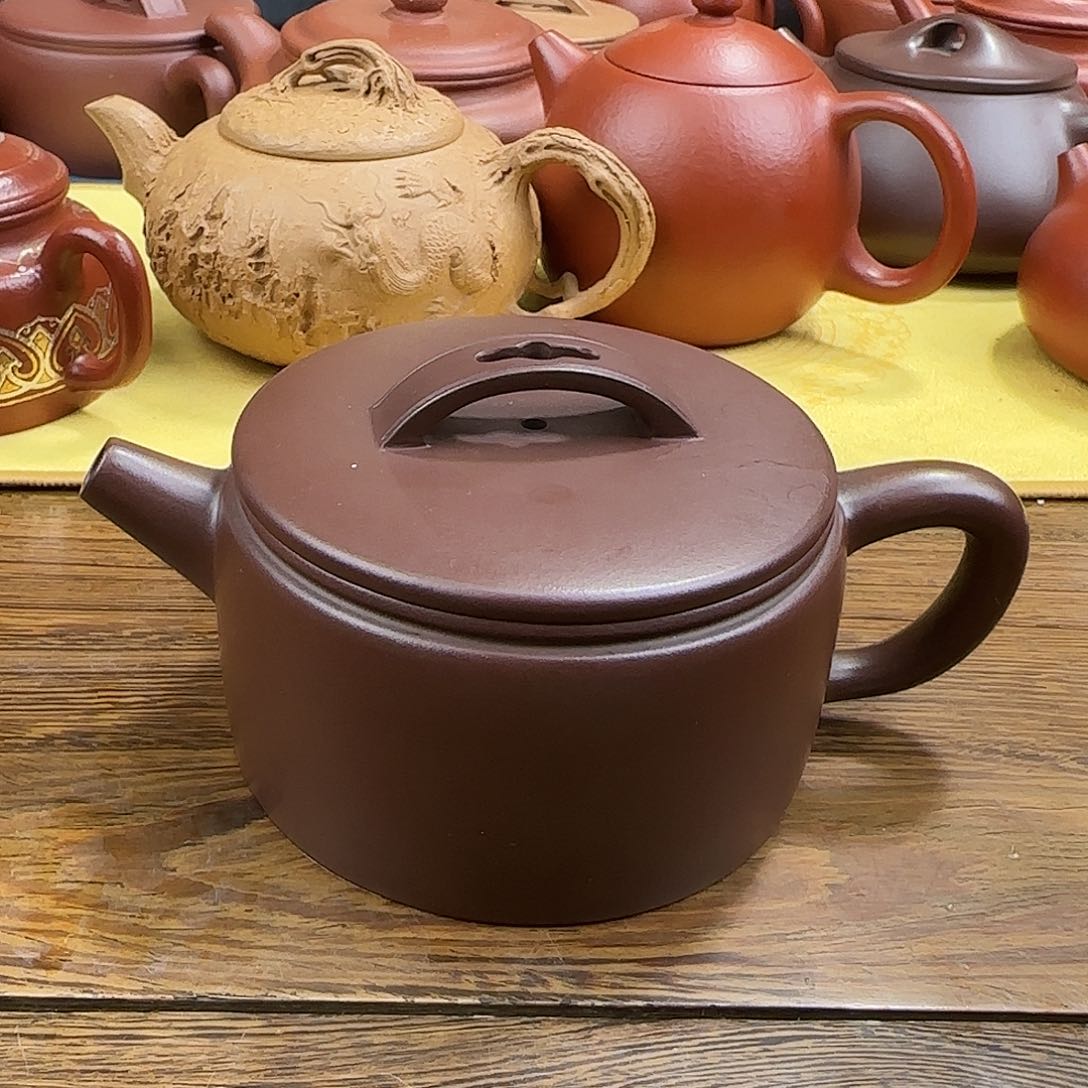 紫砂茶壶汉瓦底槽清