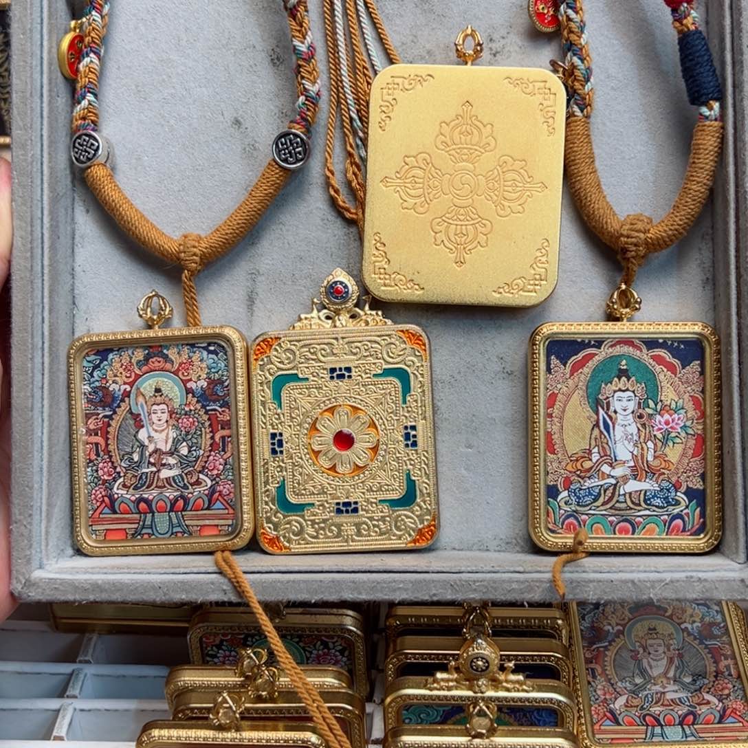 吊坠鑫*两尊单面定制卡