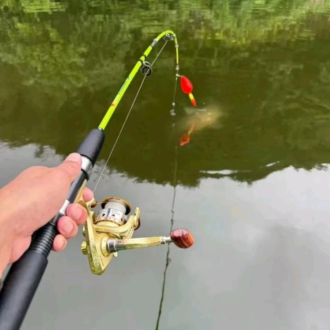 加强版实心远投路亚路滑通用杆（全套配齐）