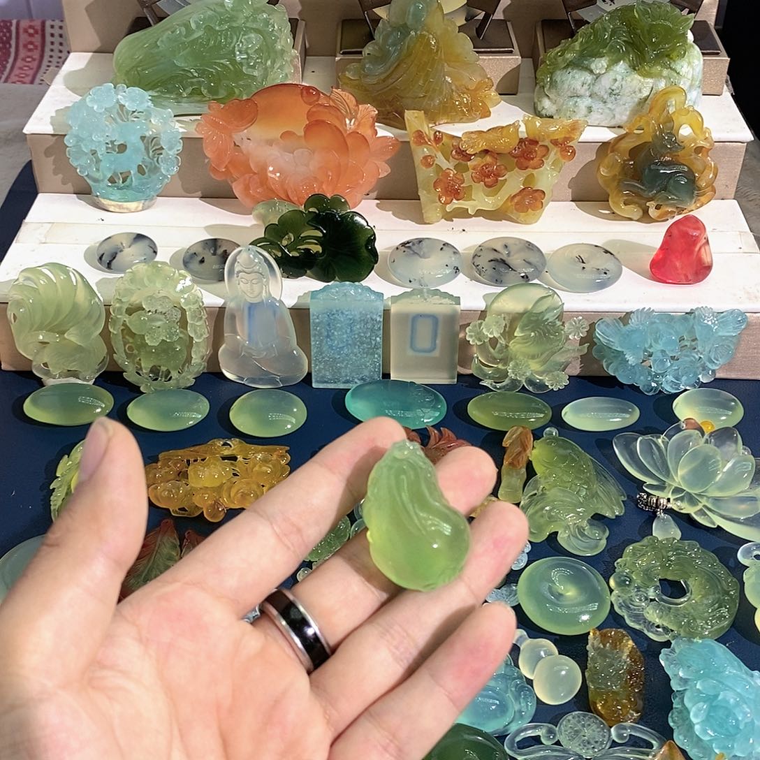 岫玉未镶嵌吊坠(不含链)