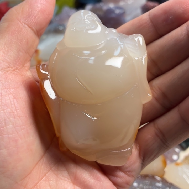 玛瑙/玉髓未镶嵌吊坠(不含链)