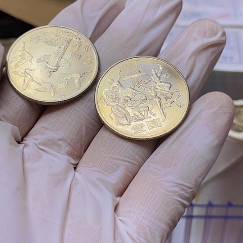 其他普通金属沈阳版欢庆大典各一枚，，，，，