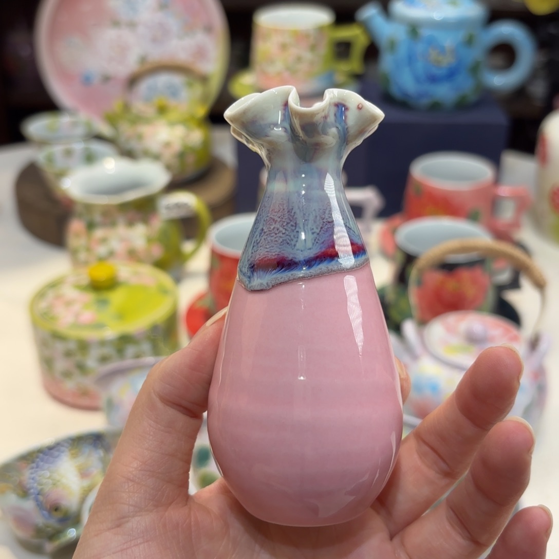 景德镇手绘高温釉下彩陶瓷茶具