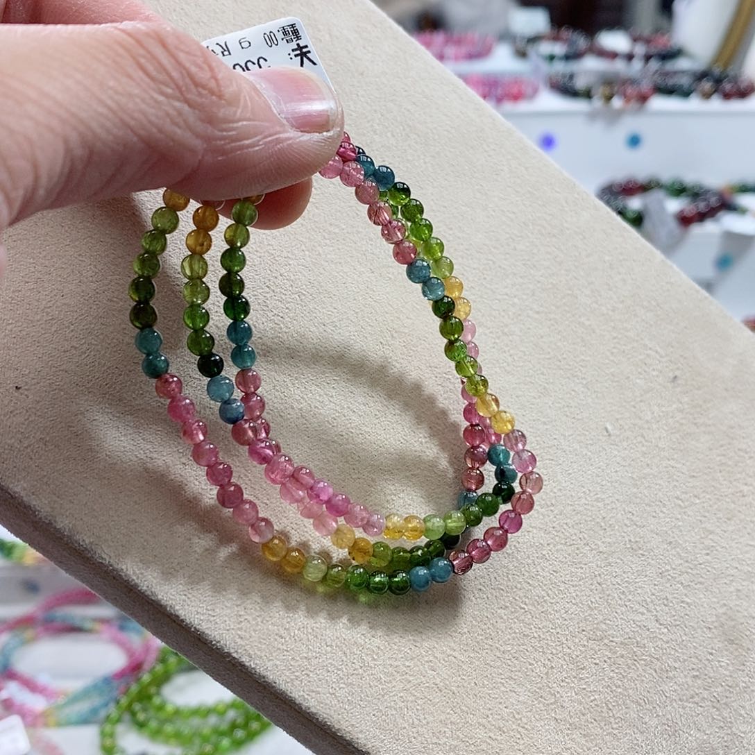 碧玺手链未镶嵌手链