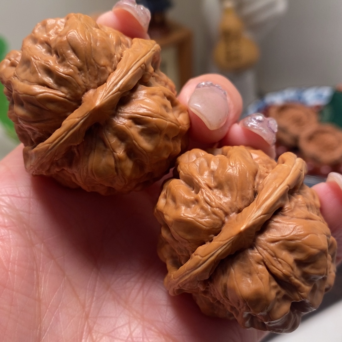 文玩核桃把件41尺寸蛤蟆头