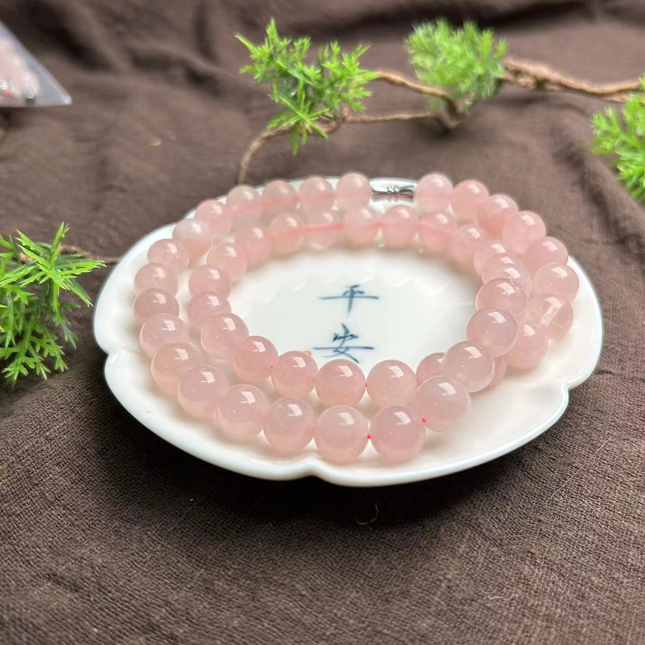 Y天然粉晶项链1070004