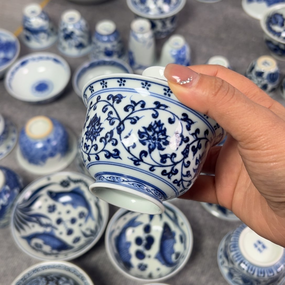 三****?景德镇手工手绘茶具