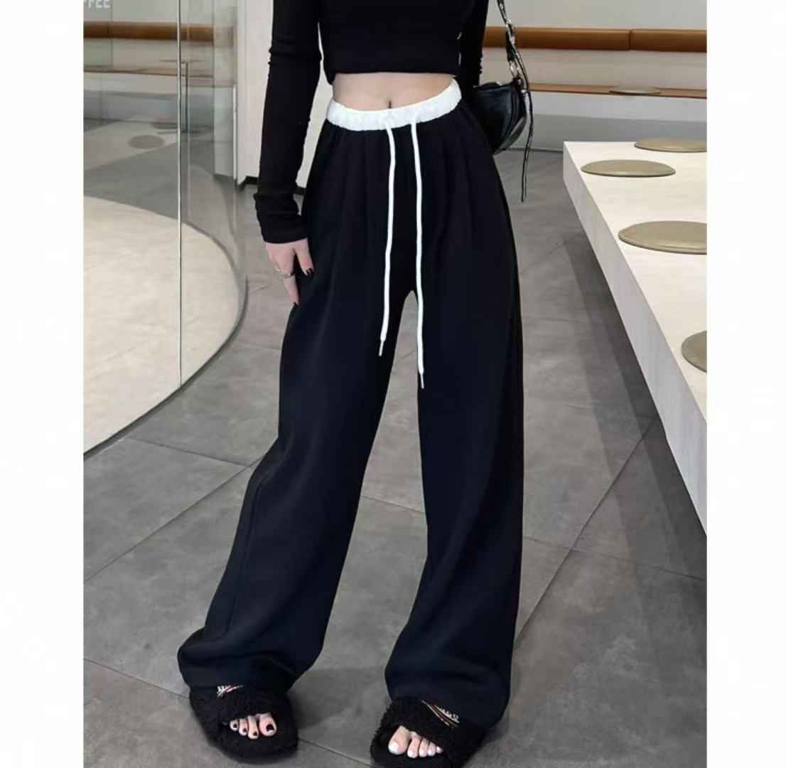 【新款】单裤子服装时尚百搭气质休闲显瘦宽松女装3387[YYJ]Q