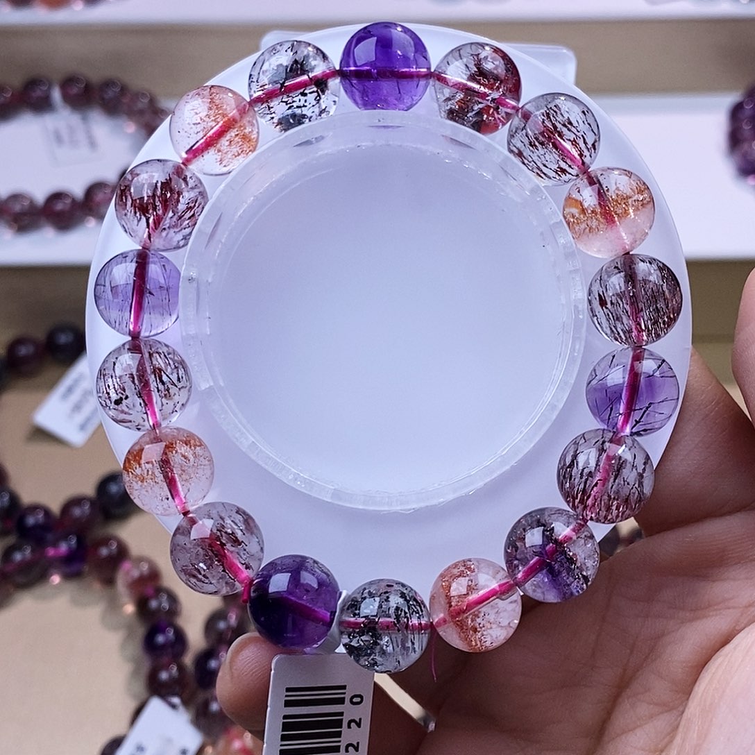 水晶手链未镶嵌毒液仙女超七11mm+