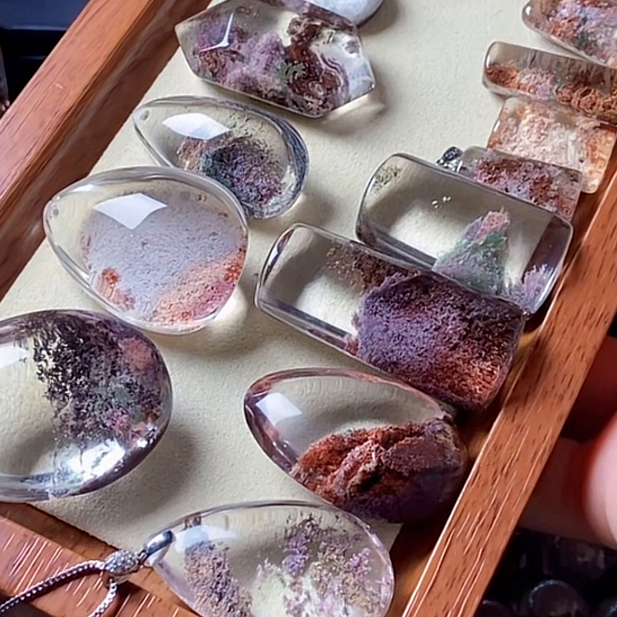 非金属皮质吊坠 吊坠组合17颗