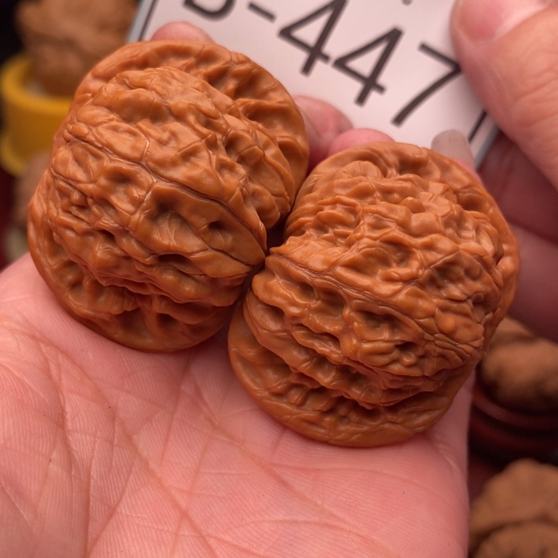 文玩核桃把件磨盘39