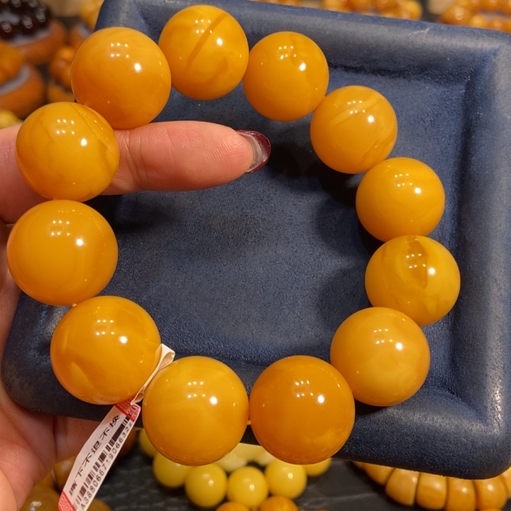 琥珀手链未镶嵌蜜蜡
