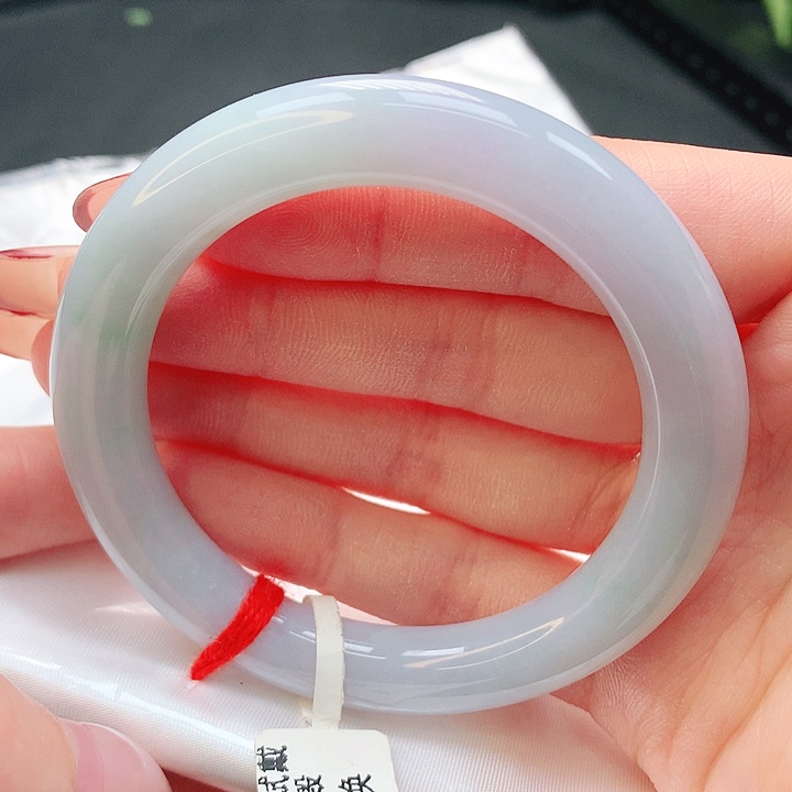 翡翠手镯未镶嵌52圆条